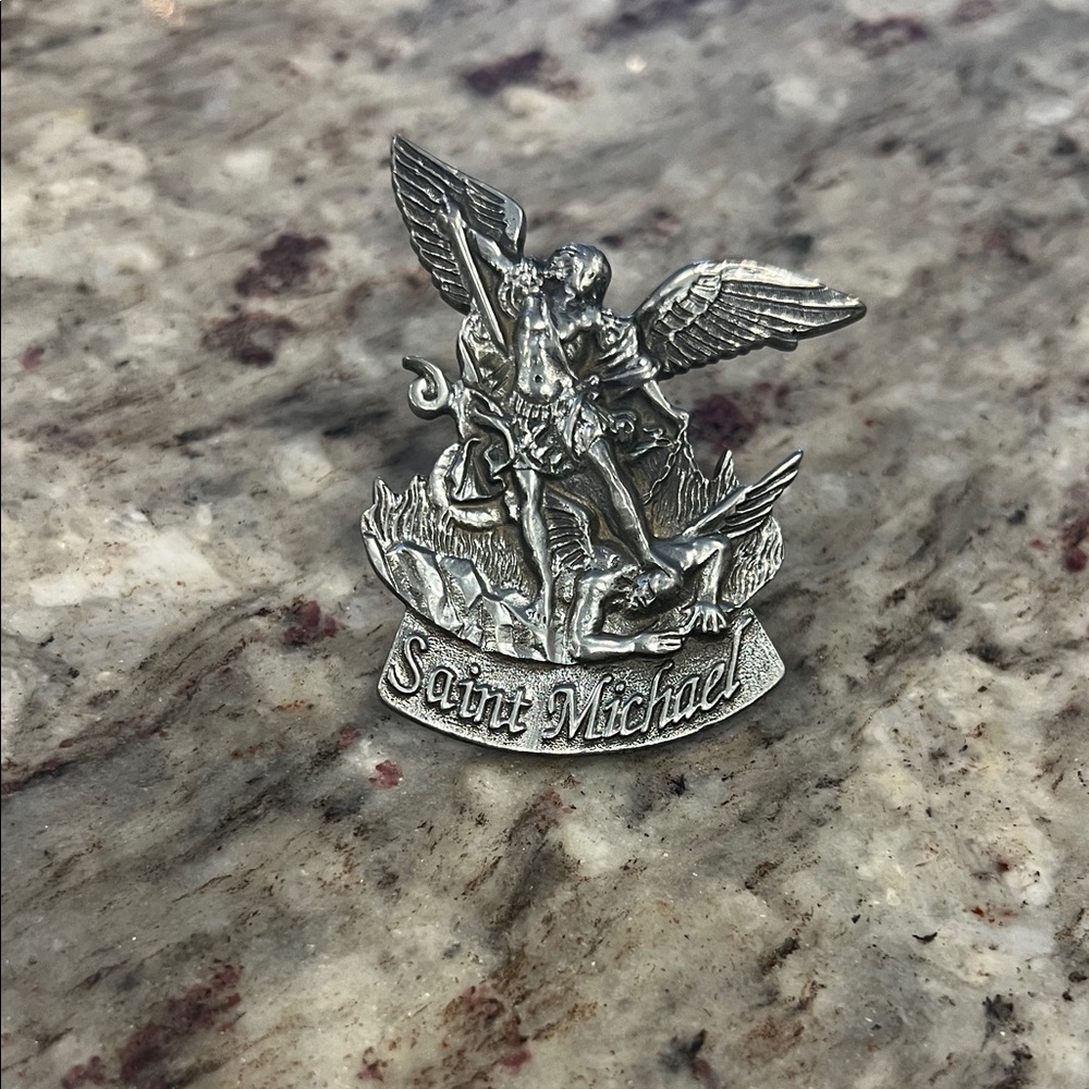 Saint Michael Visor Clip